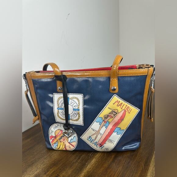 Brighton Riviera Fashionista VIP Leather Tote EUC Rare - Picture 10 of 13